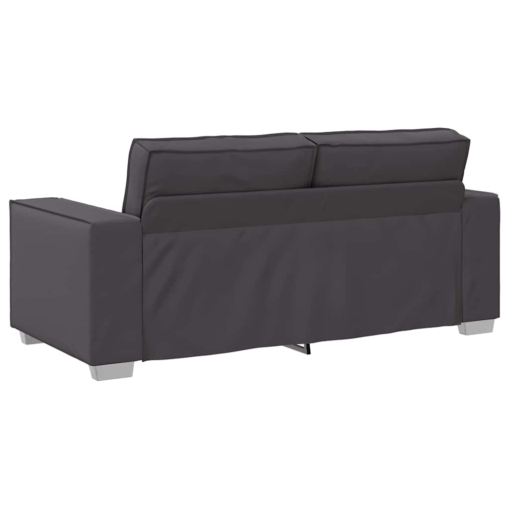 Loveseat Grijs 180 cm Nep Leer
