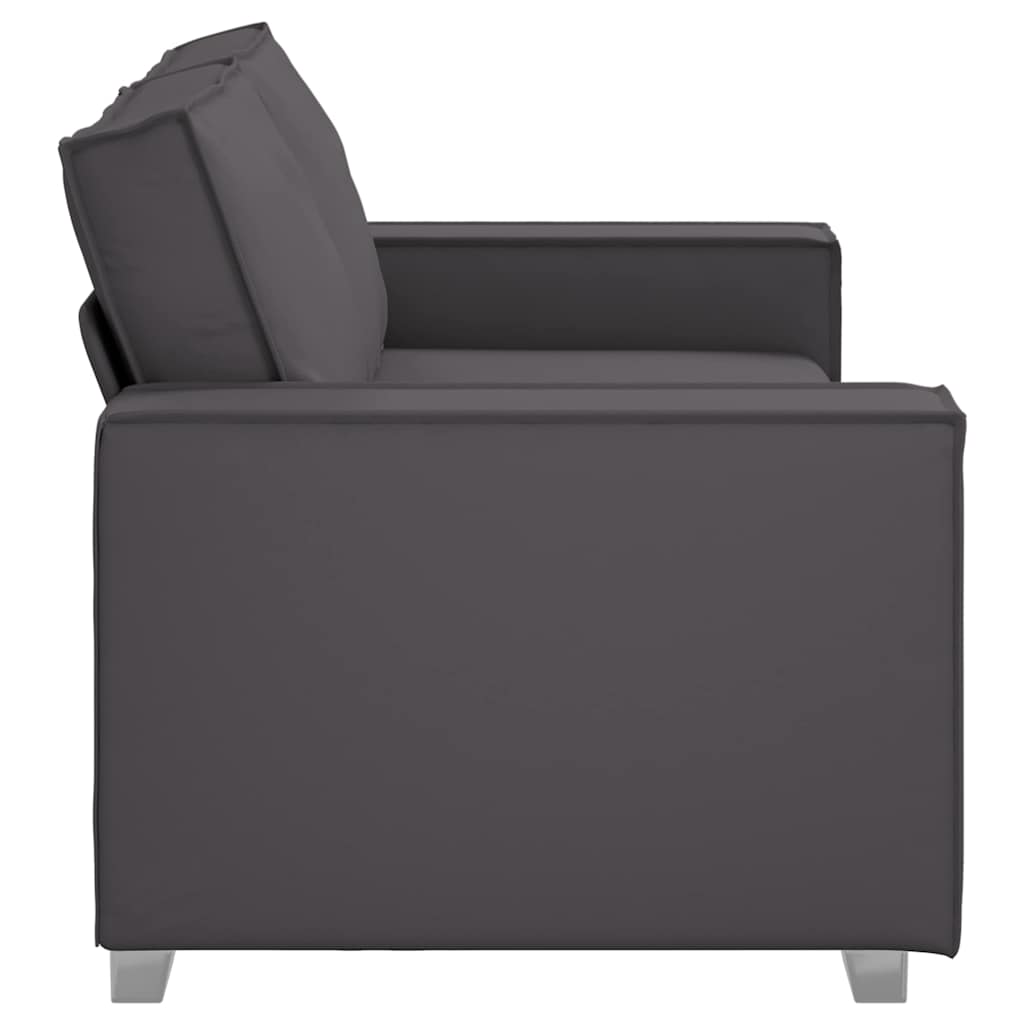 Loveseat Grijs 180 cm Nep Leer