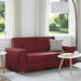 Loveseat Wijnrood 180 cm Nep Leer