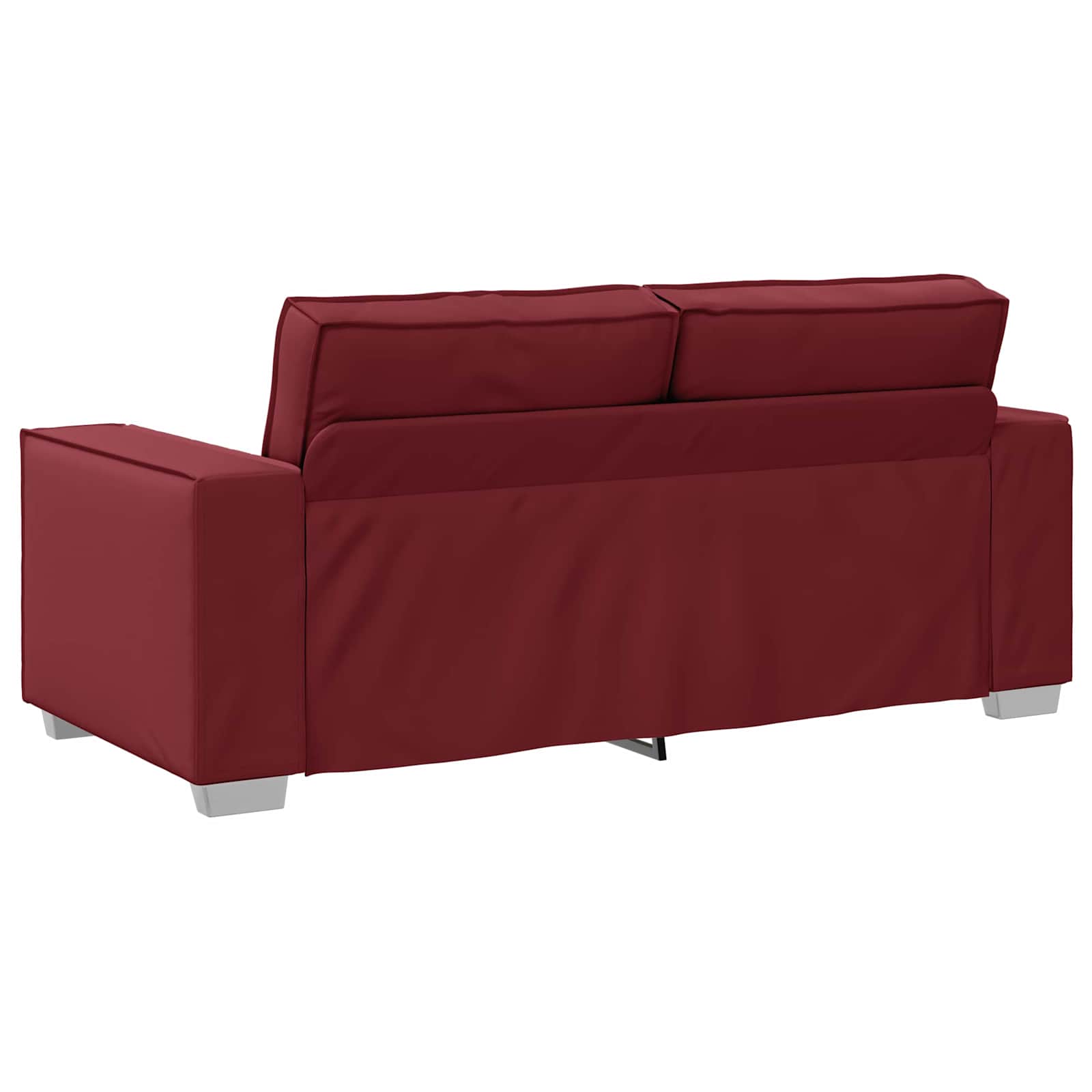 Loveseat Wijnrood 180 cm Nep Leer