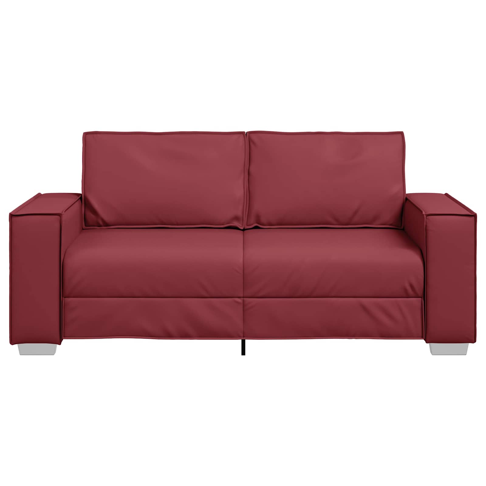 Loveseat Wijnrood 180 cm Nep Leer