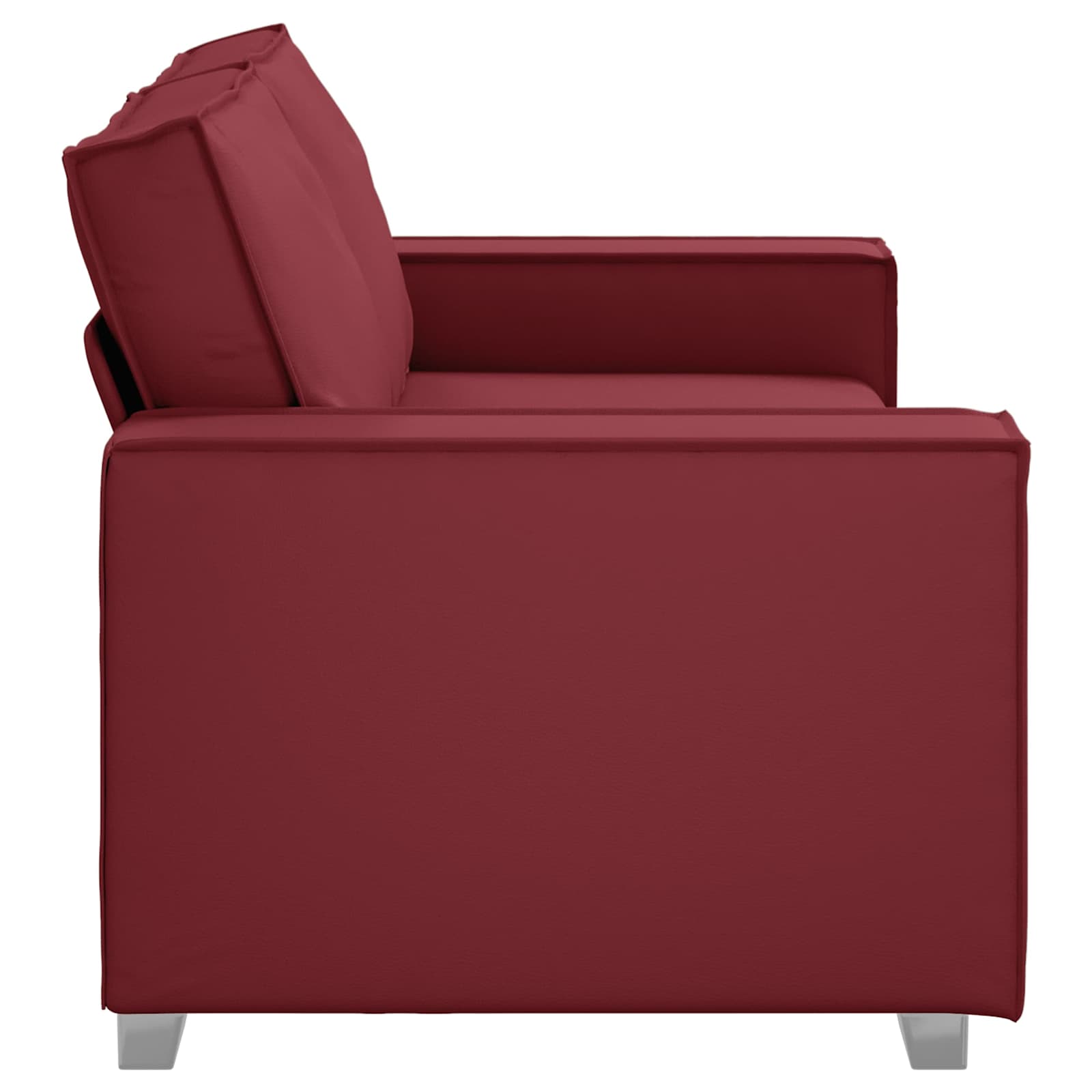 Loveseat Wijnrood 180 cm Nep Leer