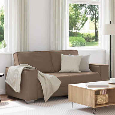 Loveseat Cappuccino 180 cm Nep Leer