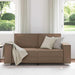 Loveseat Cappuccino 180 cm Nep Leer