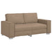 Loveseat Cappuccino 180 cm Nep Leer