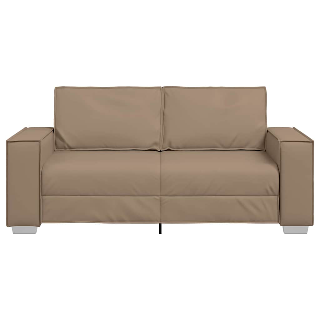 Loveseat Cappuccino 180 cm Nep Leer
