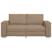 Loveseat Cappuccino 180 cm Nep Leer