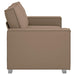 Loveseat Cappuccino 180 cm Nep Leer