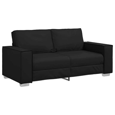 Loveseat Zwart 180 cm Nep Leer