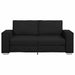 Loveseat Zwart 180 cm Nep Leer