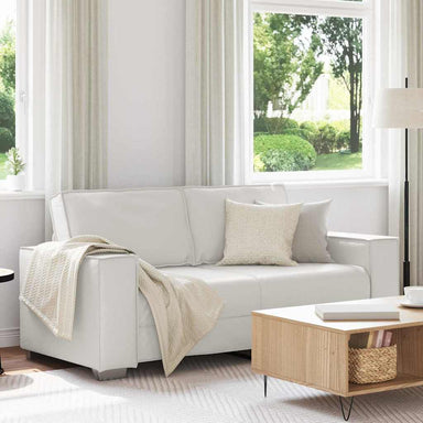 Loveseat Wit 180 cm Nep Leer