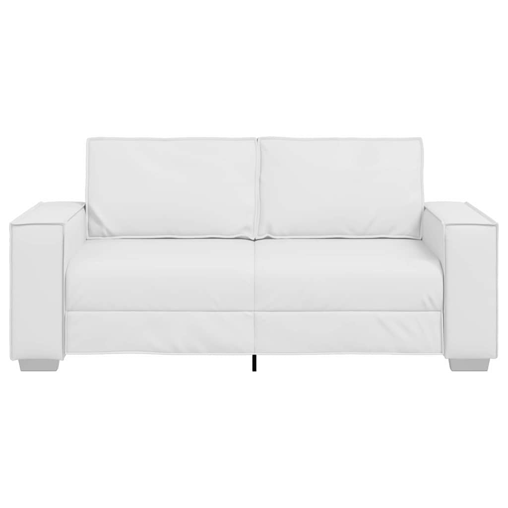 Loveseat Wit 180 cm Nep Leer