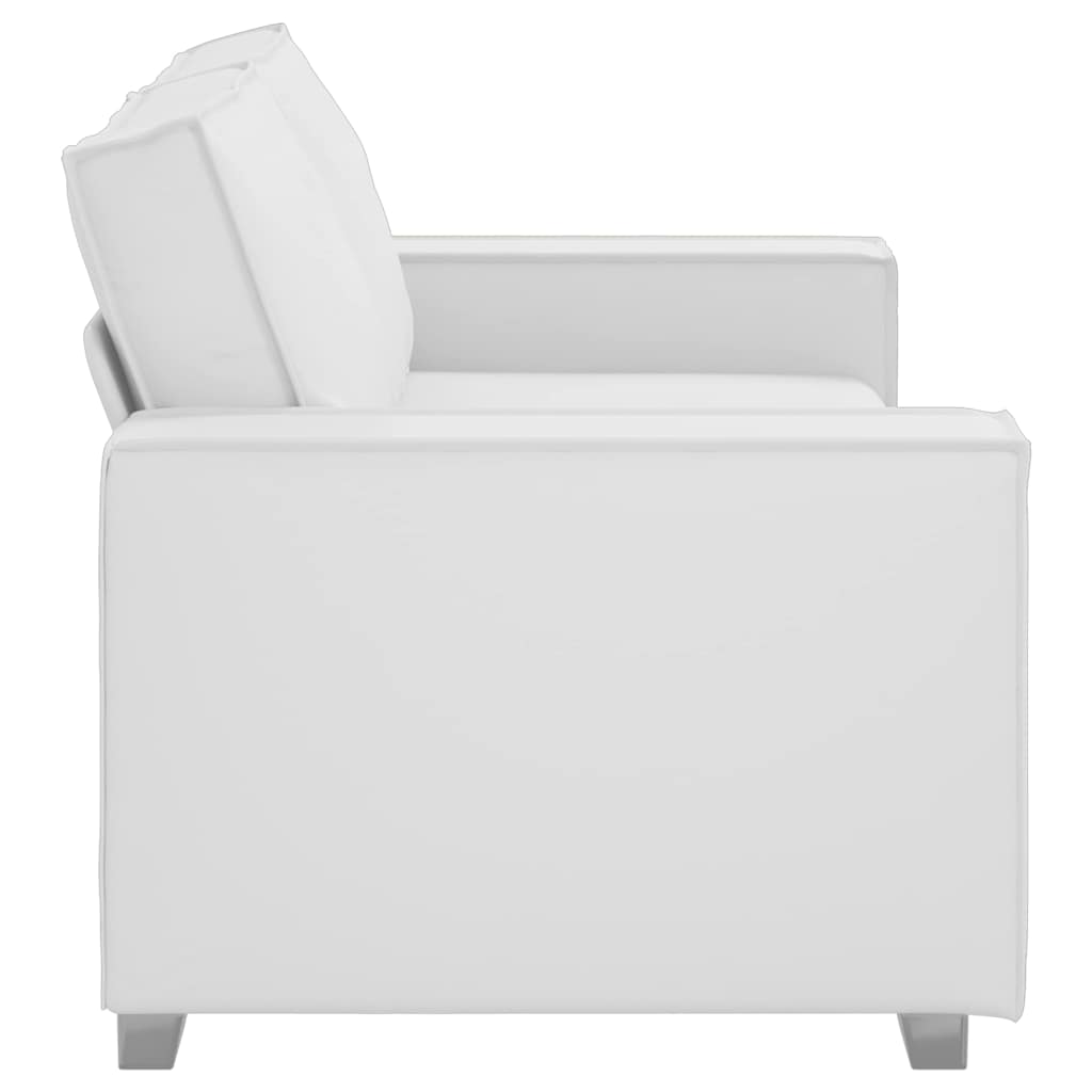 Loveseat Wit 180 cm Nep Leer