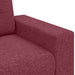 Fauteuil Wijnrood 100x78x80 cm Stof
