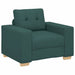 Sofastoel Donkergroen 100x78x80 cm Stof
