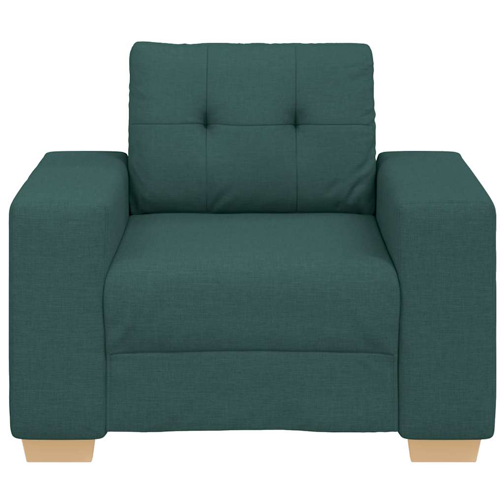 Sofastoel Donkergroen 100x78x80 cm Stof