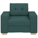 Sofastoel Donkergroen 100x78x80 cm Stof