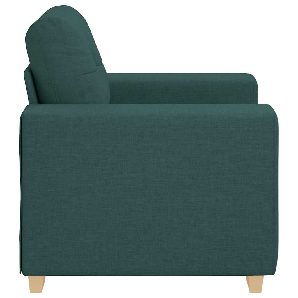 Sofastoel Donkergroen 100x78x80 cm Stof