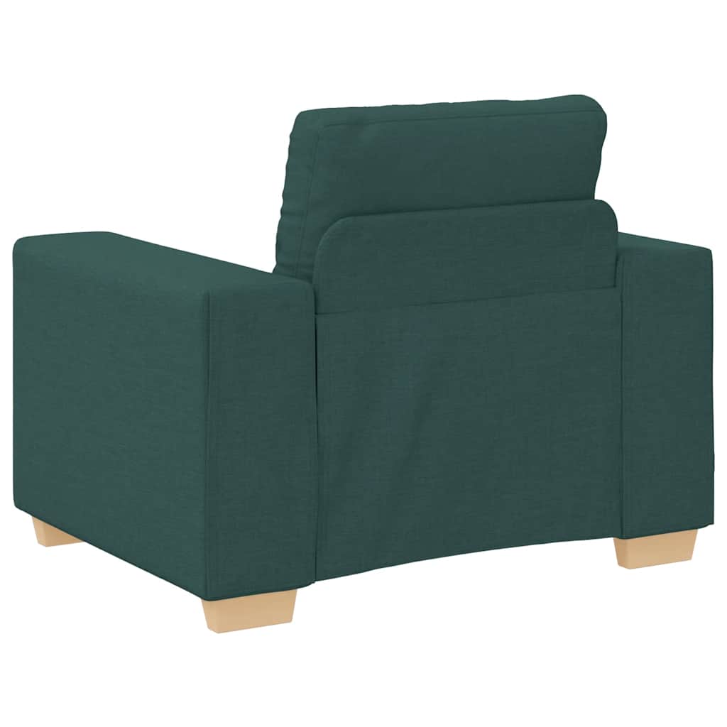 Sofastoel Donkergroen 100x78x80 cm Stof