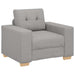 Fauteuil Wolgrijs 100X78X80 Cm Stof 100 cm