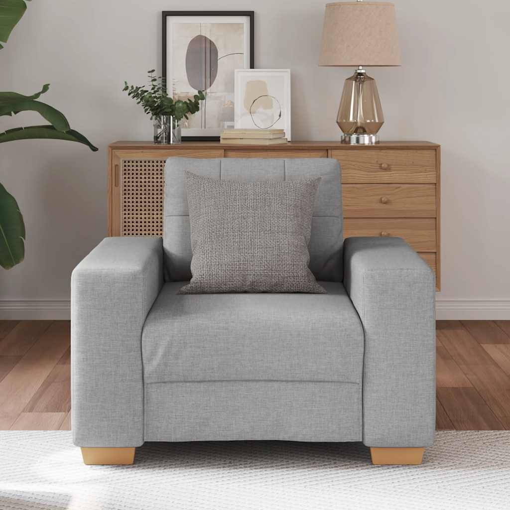 Fauteuil Wolgrijs 100X78X80 Cm Stof 100 cm