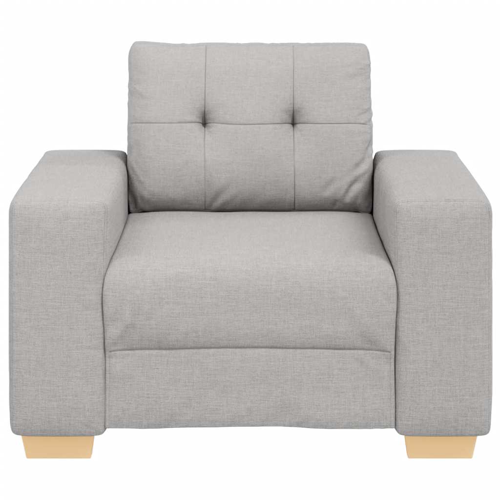 Fauteuil Wolgrijs 100X78X80 Cm Stof 100 cm