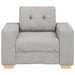 Fauteuil Wolgrijs 100X78X80 Cm Stof 100 cm