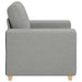 Fauteuil Wolgrijs 100X78X80 Cm Stof 100 cm