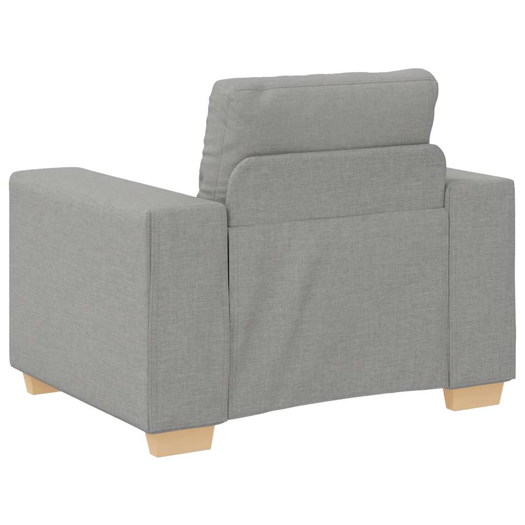 Fauteuil Wolgrijs 100X78X80 Cm Stof 100 cm