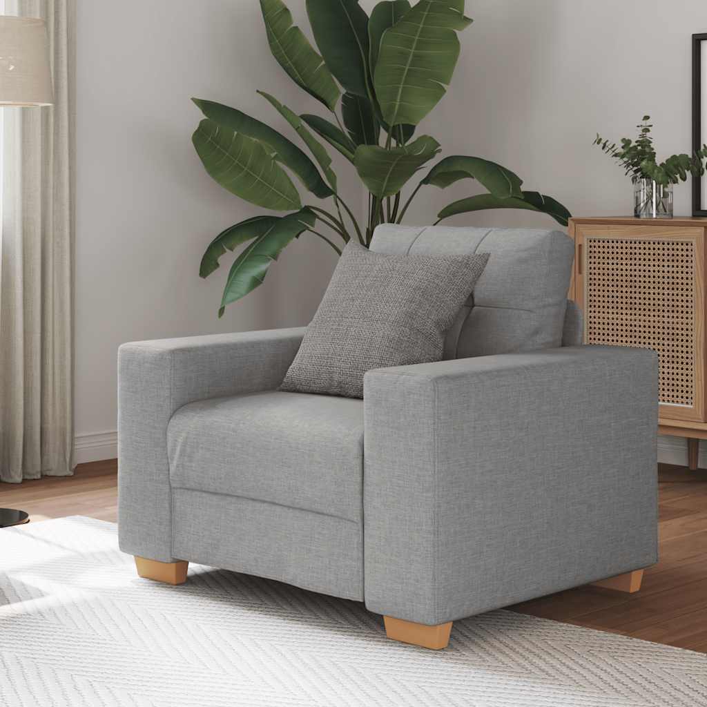 Fauteuil Wolgrijs 100X78X80 Cm Stof 100 cm