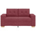 Loveseat Bank 160X77X82 Cm Stof 160 cm