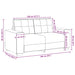 Loveseat Bank Linnen 160x77x82 cm