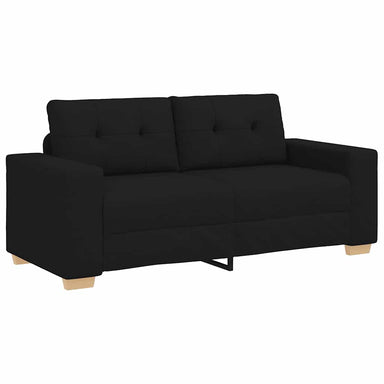 Loveseat bank 180x77x82 cm stof zwart