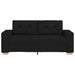 Loveseat bank 180x77x82 cm stof zwart
