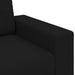 Loveseat bank 180x77x82 cm stof zwart