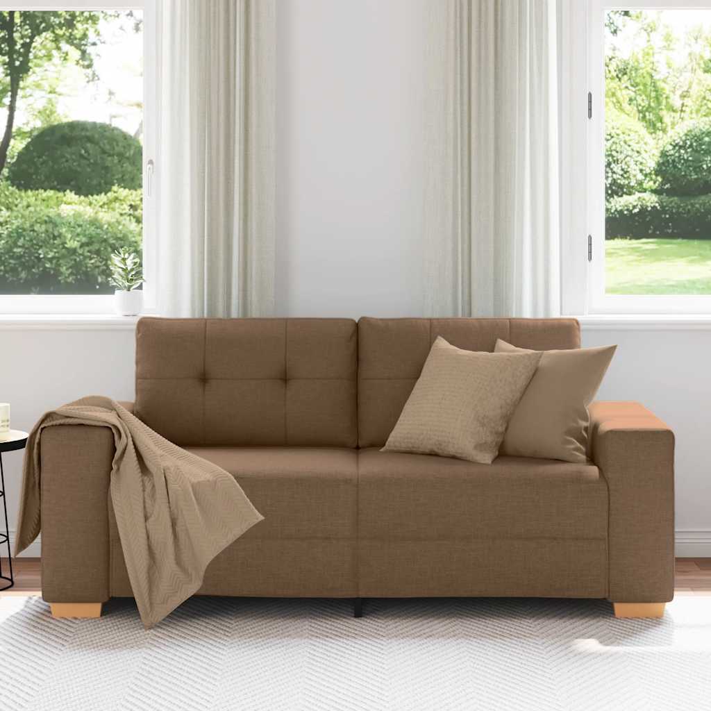 Loveseat Bank Bruin 180x77x82 cm Stof