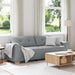 3-Zitsbank 220X78X80 Cm Stof 220 cm