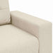 3-Zits Bank Beige 220 cm Linnen-mix stof