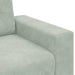 Fauteuil 100x78x80 cm fluweel lichtgrijs