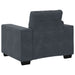 Fauteuil 100x78x80 cm fluweel donkergrijs