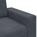 Fauteuil 100x78x80 cm fluweel donkergrijs