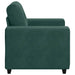 Sofastoel Donkergroen 100x78x80 cm Fluweel