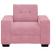 Sofastoel Roze 100x78x80 cm Fluweel