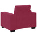 Sofastoel Wijnrood 100x78x80 cm Fluweel