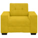 Sofastoel Geel 100x78x80 cm Fluweel