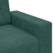 Loveseat met kussen Donkergroen Fluweel