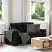 Loveseat bank 160x77x82 cm fluweel zwart