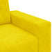 Loveseat Geel 160 cm Fluweel