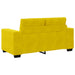 Loveseat Geel 160 cm Fluweel