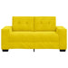 Loveseat Geel 160 cm Fluweel